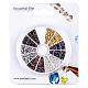 PandaHall About 540 Pcs 6 Colors Brass Wire Guardian Wire Cable Protector 5x4x1mm for Jewelry Making KK-PH0007-03-4