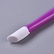 Резиновый гвоздь кутикула толкатель пластиковая ручка MRMJ-WH0059-27-2