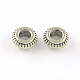Alliage Rondelle perles de style tibétain TIBEP-S293-071AS-LF-1