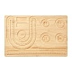 Tableros de diseño de pulsera de madera rectangular TOOL-YWC0003-04-2