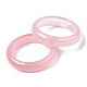 透明樹脂指輪  天然石風  鮭色  usサイズ8 3/4(18.7mm) RJEW-T013-004-F01-2