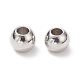 304 Stainless Steel Round Spacer Beads STAS-N020-18C-3