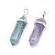 Natural Fluorite Double Terminated Pointed Pendants G-F484-01P-2