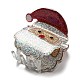 Christmas Theme Glitter Acrylic Claw Hair Clips PHAR-R179-03-2