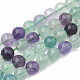 Natural Fluorite Beads Strands X-G-S333-8mm-006-1