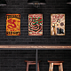 ヴィンテージメタルブリキサイン  バーの鉄の壁の装飾  レストラン  カフェパブ  長方形  人間  300x200x0.5mm AJEW-WH0189-180-5