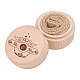 Caja de madera para anillos OBOX-WH0009-003-1