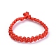 Bracelets de corde tressée de fil de nylon BJEW-JB04339-02-1