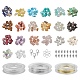 Kit de perles de puces de pierres précieuses pour la fabrication de bijoux à bricoler soi-même DIY-FS0002-20-2