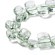 Fili di perle di finte pietre preziose di vetro trasparente GLAA-G105-01A-4