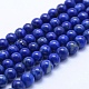Filo di Perle lapis lazuli naturali  G-P342-01-4mm-AB-1