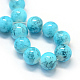 Baking Painted Glass Round Bead Strands DGLA-Q019-6mm-76-2
