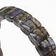 Natural Labradorite Beads Stretch Bracelets BJEW-I265-G-3