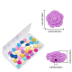 CHGCRAFT 40Pcs 10 Colors Food Grade Eco-Friendly Silicone Beads SIL-CA0001-46-2