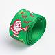 Noël Santa Claus imprimé polyester grosgrain ribbons SRIB-XCP0001-03-2