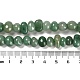 Natürlichen grünen Aventurin Perlen Stränge G-G053-C08-01-5