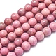 Chapelets de perles en rhodonite naturelle G-D0001-02-6mm-3