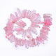 Natural Crackle Quartz Crystal Dyed Beads Strands G-I345-05B-3