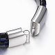 PU Leather Cord Bracelets BJEW-F288-02C-3
