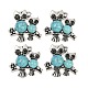 Подвески из искусственной бирюзы из смолы FIND-C068-23AS-1