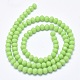 Faceted Rondelle Glass Beads Strands X-GLAA-I033-6mm-34-2
