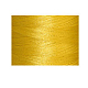 150d / 2マシン刺繍糸  ナイロン縫糸  伸縮性のある糸  ゴールデンロッド  12x6.4cm 約2200m /ロール EW-E002-01-2