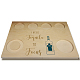 Bandeja de madera para servir vino AJEW-WH0269-009-1