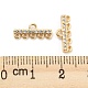 Brass Micro Cubic Zirconia Chandelier Components Links KK-Q789-47G-3