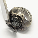 Relojes de cuarzo anillo elástico de hierro RJEW-R119-02B-2