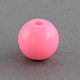 Perles de boule en acrylique solide bubblegum chunky SACR-R835-20mm-01-1