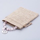 Rosa naturale perle di quarzo si estendono braccialetti BJEW-JB03322-01-4