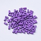 塗装合金ビーズをスプレー  チューブ  紫色のメディア  6x3mm  穴：1.2mm PALLOY-G268-N01-028-2