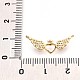 Латунные микро проложить кубического циркония подвески KK-N261-08G-3