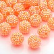 Chunky Resin Rhinestone Bubblegum Ball Beads RESI-S253-20mm-GAB5-2