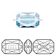 Cristal autrichien à facettes taille émeraude 5515-14x9.5-202(U)-1
