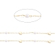 Handgefertigte Perlenketten aus Messing CHC-M021-08LG-2
