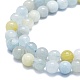 Natürliche Aquamarin Perlen Stränge G-K245-A15-02-3