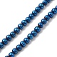Electroplate Synthetic Magnetic Hematite Beads Strands G-E602-01F-1