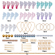 Ensembles de fabrication de boucles d'oreilles papillon DIY sunnyclue DIY-SC0001-54-2