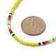 4pcs 4 colliers de perles de rocaille de verre de couleur pour les femmes NJEW-TA00053-5