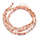 Natürliche sunstone Perlen Stränge G-K305-11-A-2