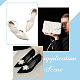 Fingerinspire 1 paire de clips de chaussures en perles blanches FIND-FG0002-02-7