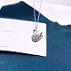 925 Sterling Silver Cable Chains Pendant Necklaces NJEW-BB34844-P-1