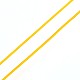 韓国製弾性水晶の線  ストレッチブレスレットストリング  ラウンドビーズコード  ゴールド  0.6mm  約87.48ヤード（80m）/ロール EW-L003-0.6mm-05-1