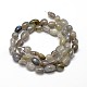 Natural Labradorite Nuggets Beads Strands G-J335-40-2
