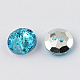 Botones redondos planos del diamante artificial de acrílico de Taiwán de 2-agujero BUTT-F015-21mm-25-2