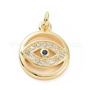 Латунные микро проложить кубического циркония подвески KK-C012-20G