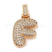 Латунные микро проложить кубического циркония подвески KK-C076-29F-G01