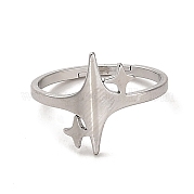 304 Stainless Steel Adjustable Ring RJEW-Z015-05P