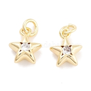 Подвеска из латуни с фианитами KK-P271-38A-01G